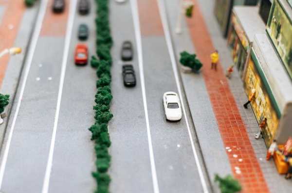 How touring car racing shaped road models